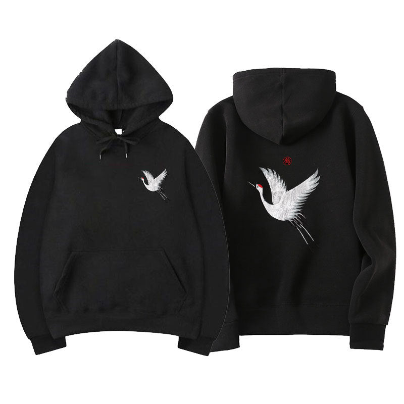 Hip Hop Hoodie Embroidered Hoodie.
