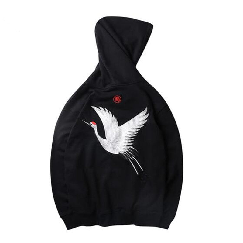 Hip Hop Hoodie Embroidered Hoodie.