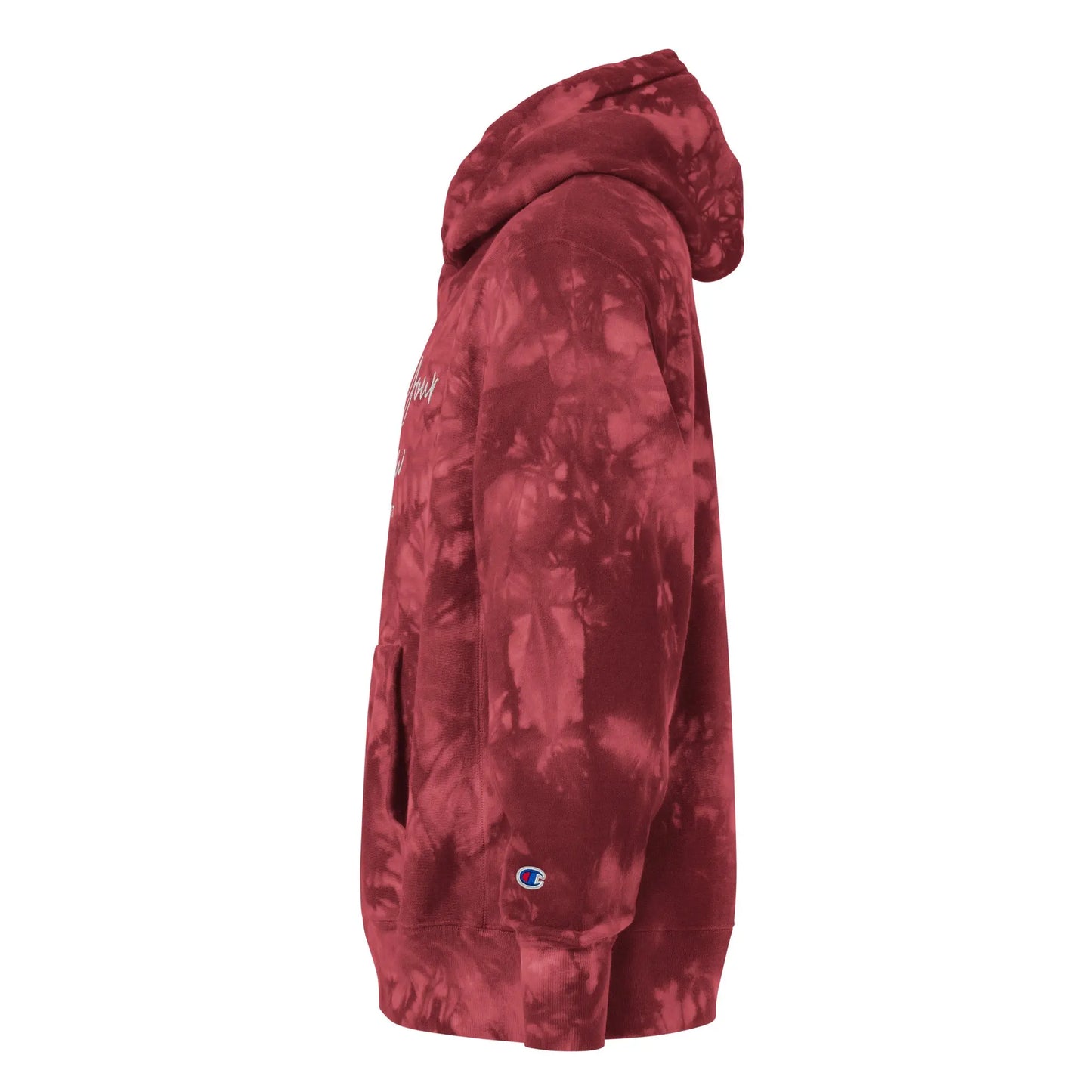Own Your Glow Unisex Champion Tie-Dye Hoodie with Embroidery | Champion Hoodie.