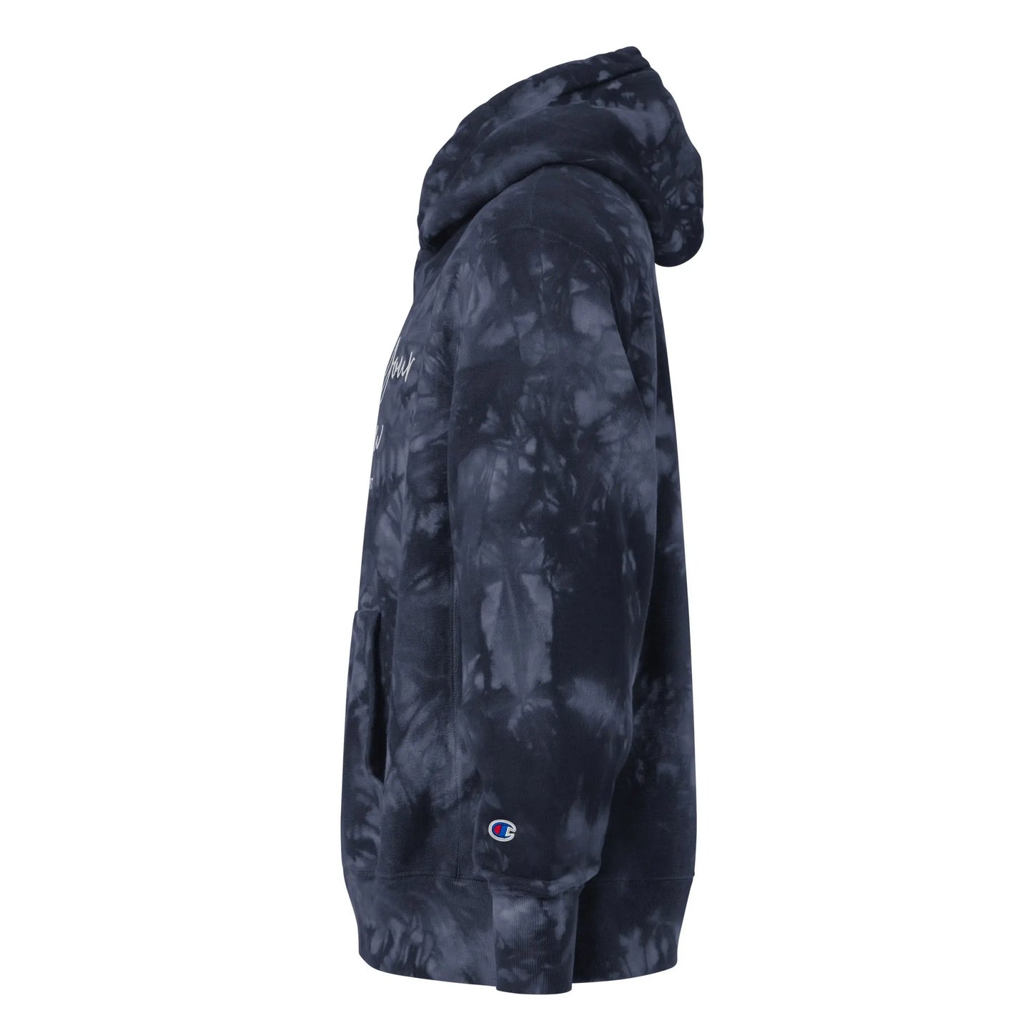 Own Your Glow Unisex Champion Tie-Dye Hoodie with Embroidery | Champion Hoodie.
