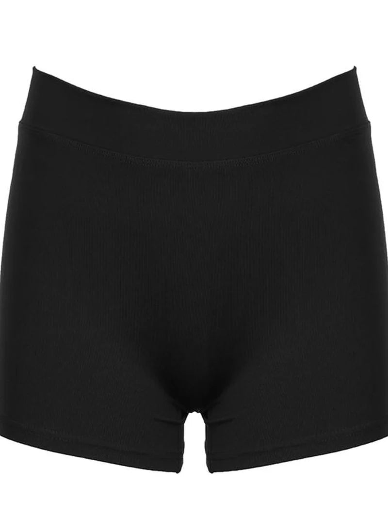 Women'S Plain Ruched High Waist Shorts, Lady Casual Comfy Skinny Shorts for Daily Wear, Lounge Shorts for Women, Minimalist Comfort Womenswear Bottom for Summer, Downtown Girl Clothes.
