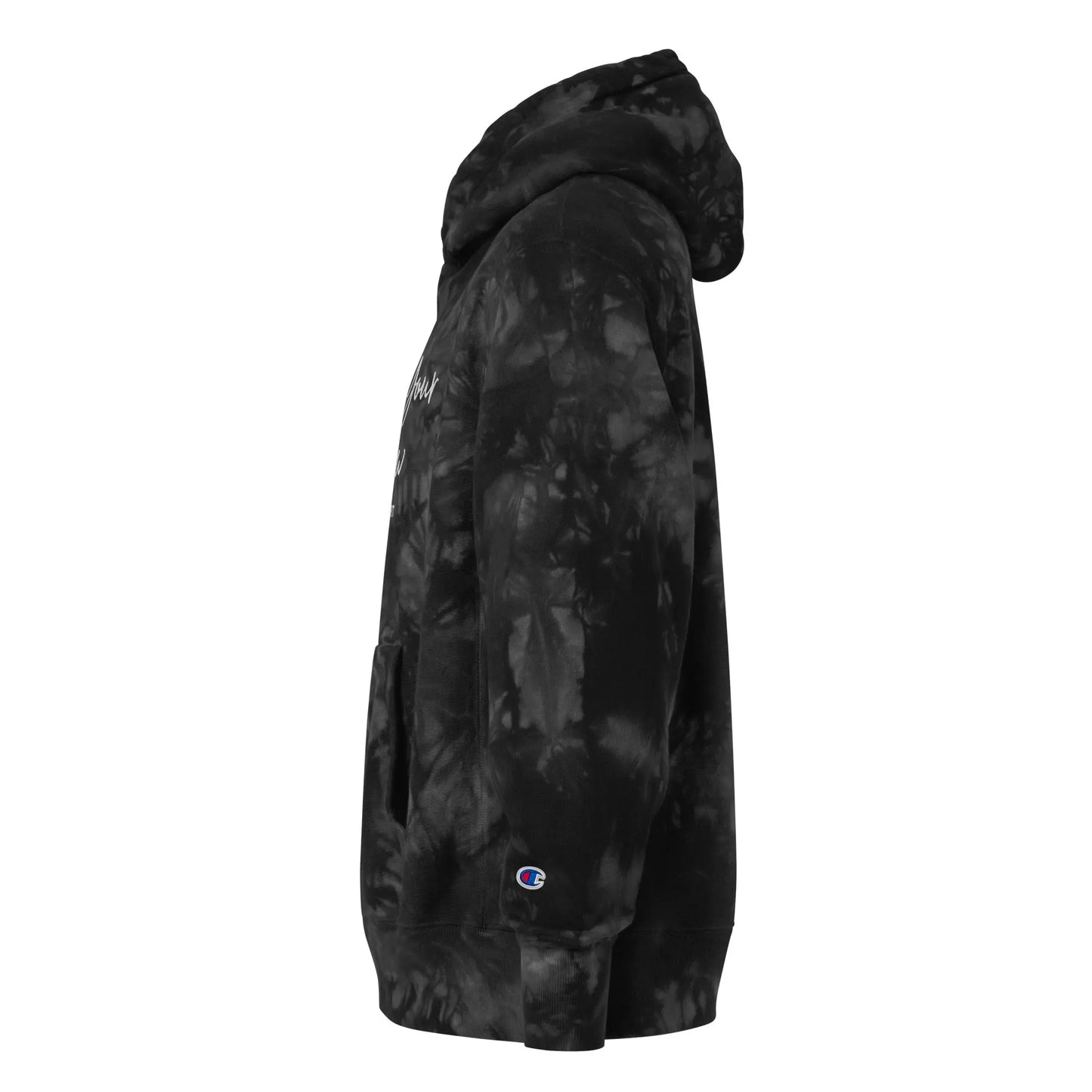 Own Your Glow Unisex Champion Tie-Dye Hoodie with Embroidery | Champion Hoodie.