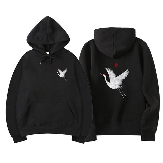 Hip Hop Hoodie Embroidered Hoodie.